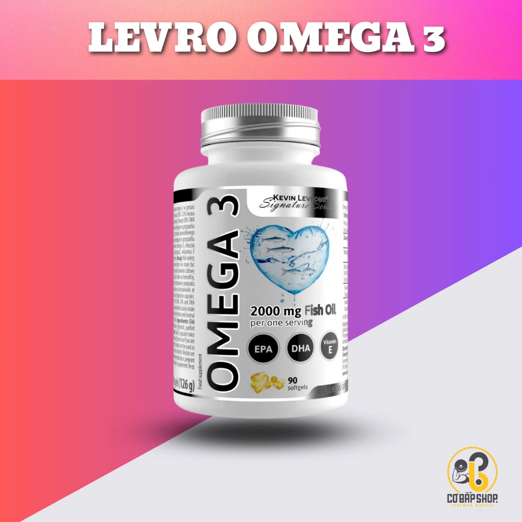 Levro Omega 3 - Fish oil supplement EPA and DHA - enhance exercise ...