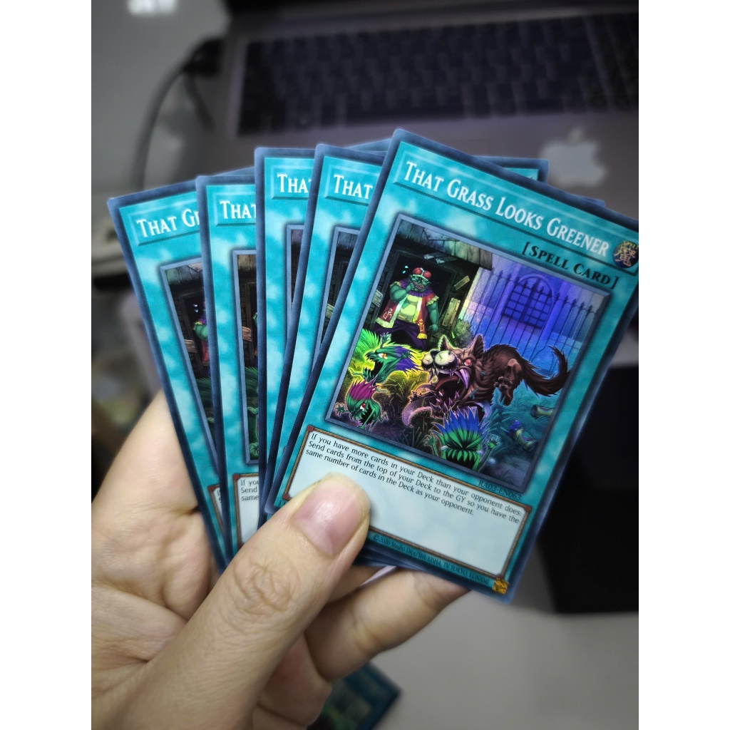 Yugioh Funny Shop] 1 card That Grass Looks Greener - RA03-EN063 | Shopee  Malaysia
