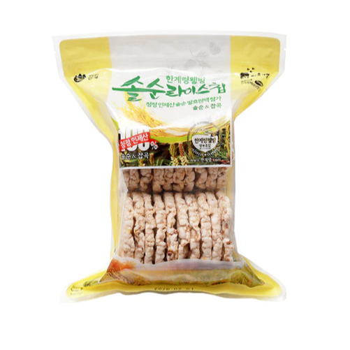 Carton of 20 packs of Solsoon Rice Chips / 한계 빙) 순라이스칩 120G Imported ...