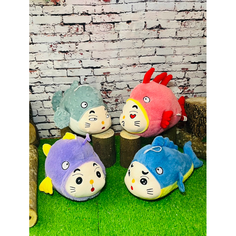 22cm Shin Chan teddy bear cosplay fish (pencil boy) | Shopee Malaysia