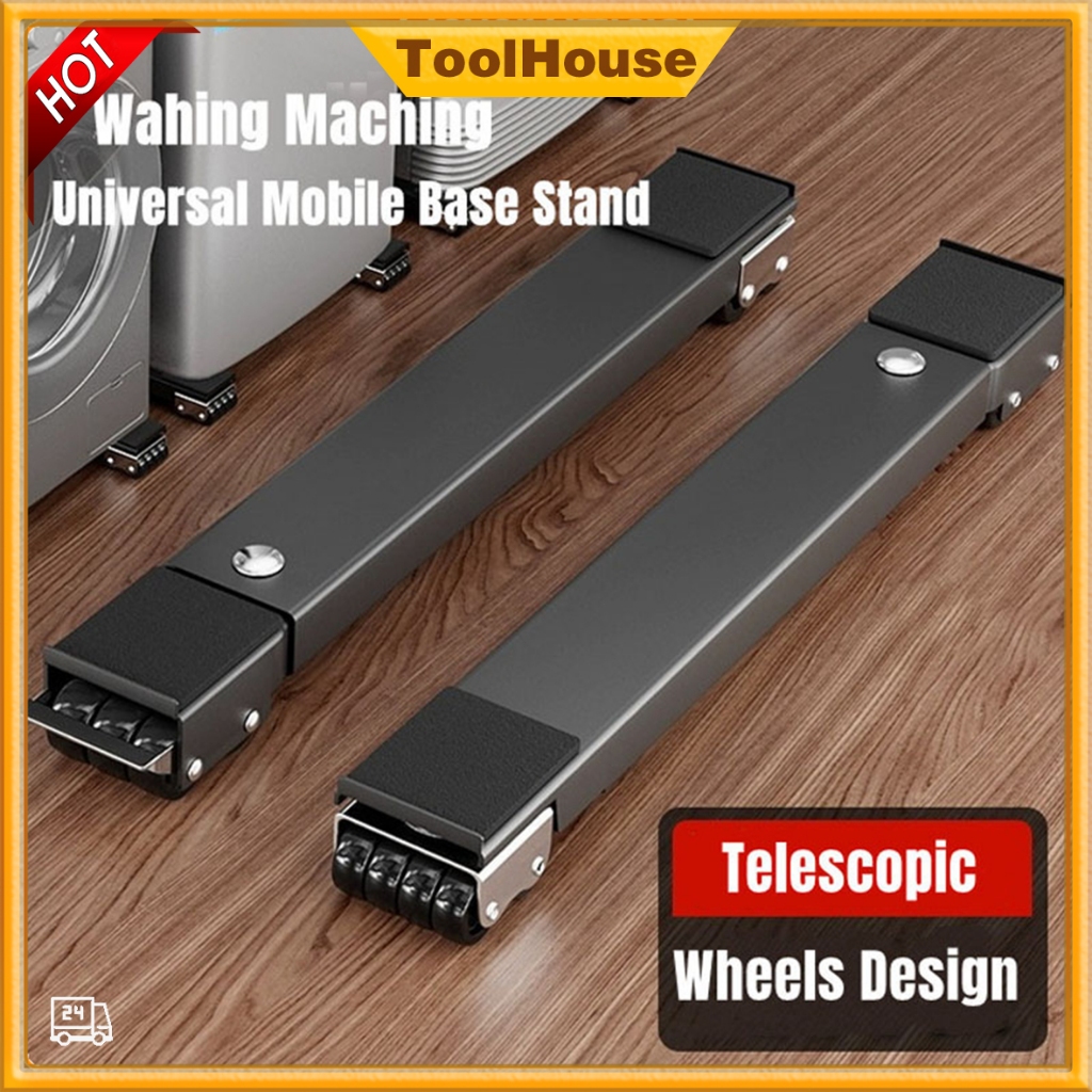 [24H Ship] slide to move heavy items, refrigerator rack with portable ...