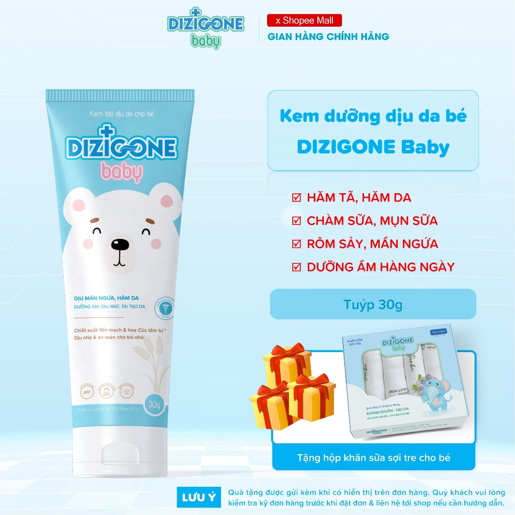 Dizigone Baby Cream: Soothes rashes, prevents diaper rash, eczema ...