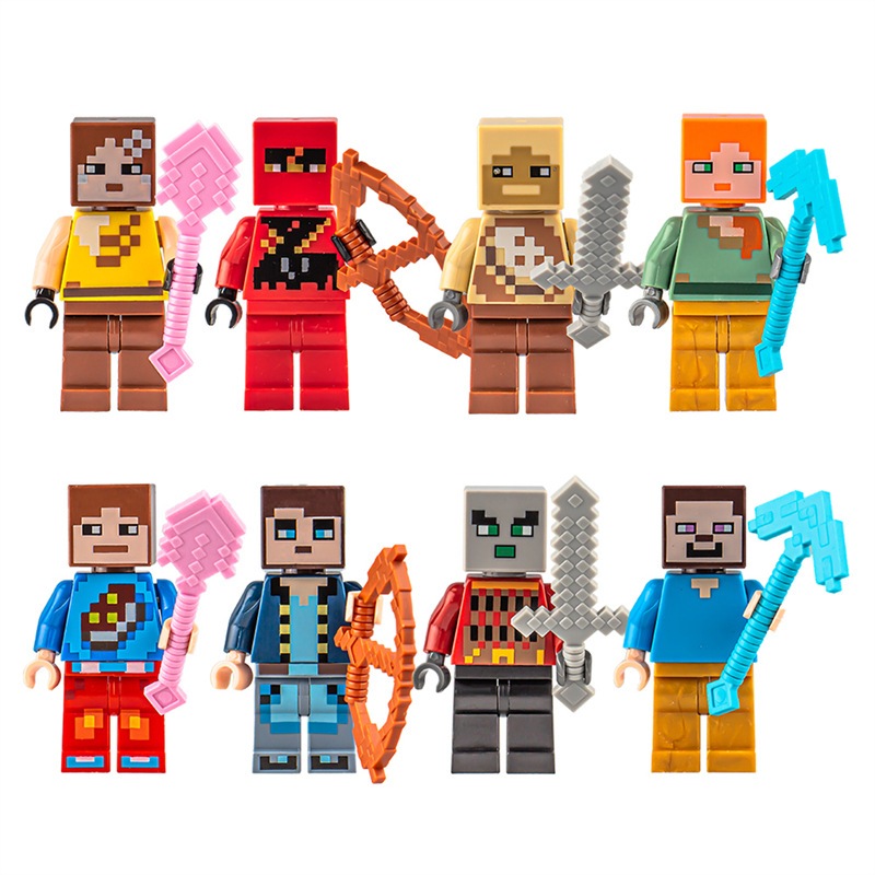 Minecraft Character Model Assembly Toys Full Models, Cheap MineCraft ...