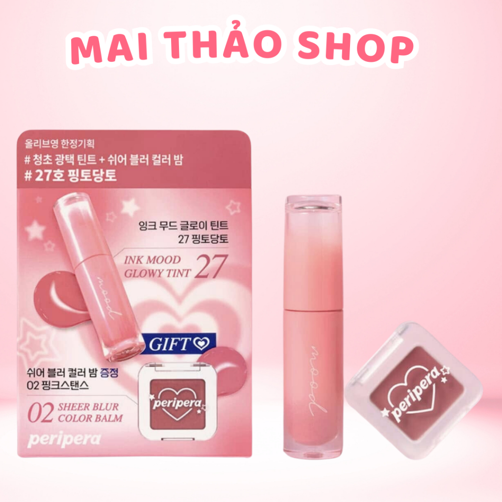 [Peripera] Peripera Ink Mood Glowy Tint Lip Tint Set | Shopee Malaysia