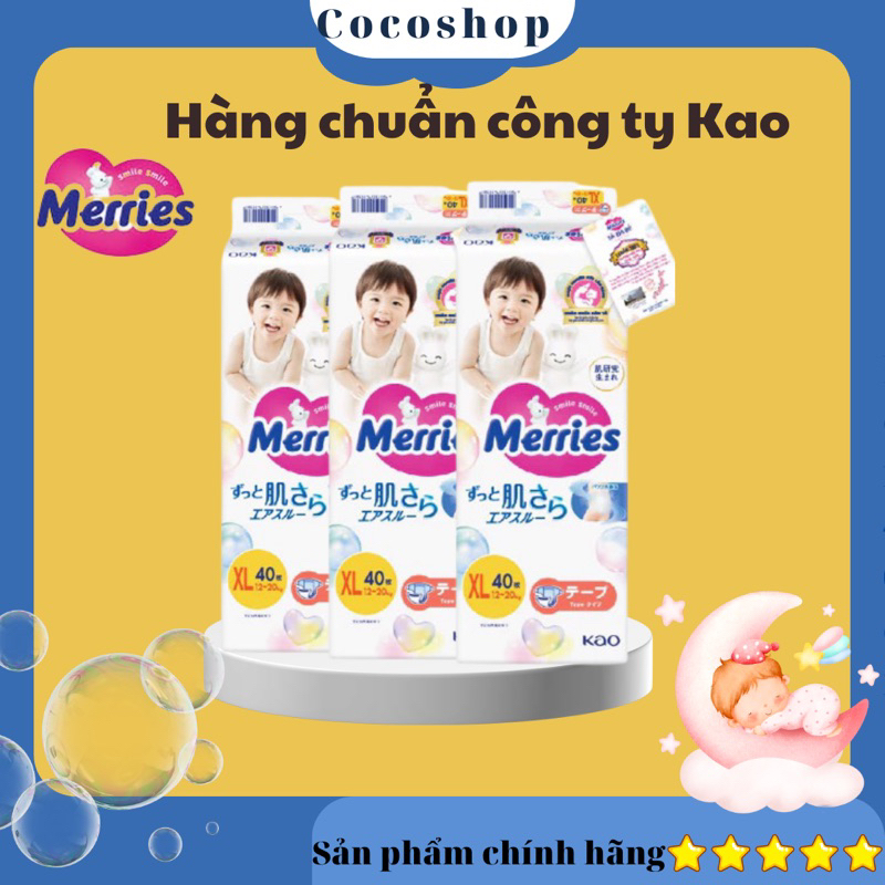 Merries diapers size XL40 pieces for babies from 12-20kg | Shopee Malaysia