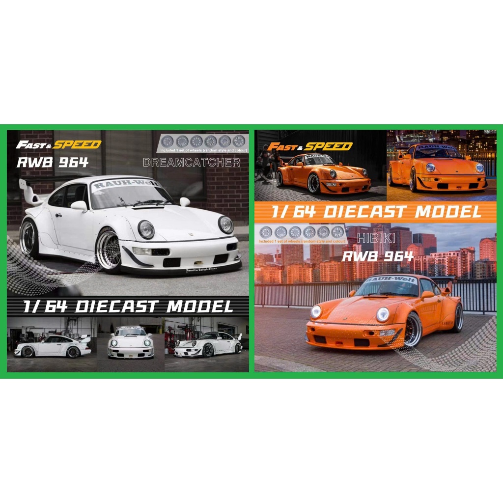 Fast SPEED 1:64 MODEL - RWB Porsche 964 GT Version Rear Wing | Shopee ...