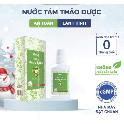 Theci herbal bath water without coating for babies with heat rash ...