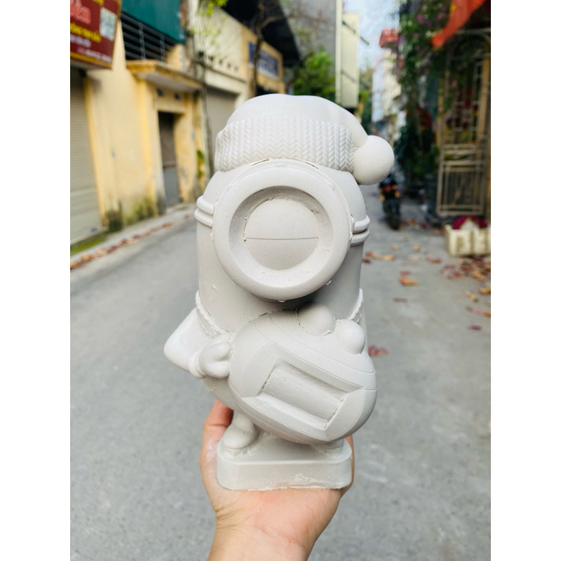 Large minion plaster statue to color for children, FREE colors and pens ...