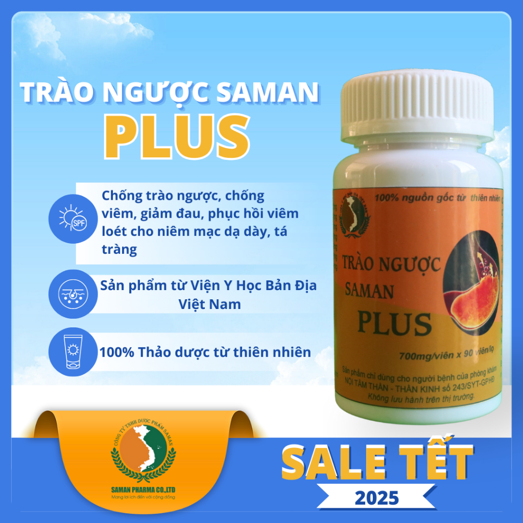 Saman Plus Reflux - Anti-reflux, anti-inflammatory, pain relief, ulcer ...