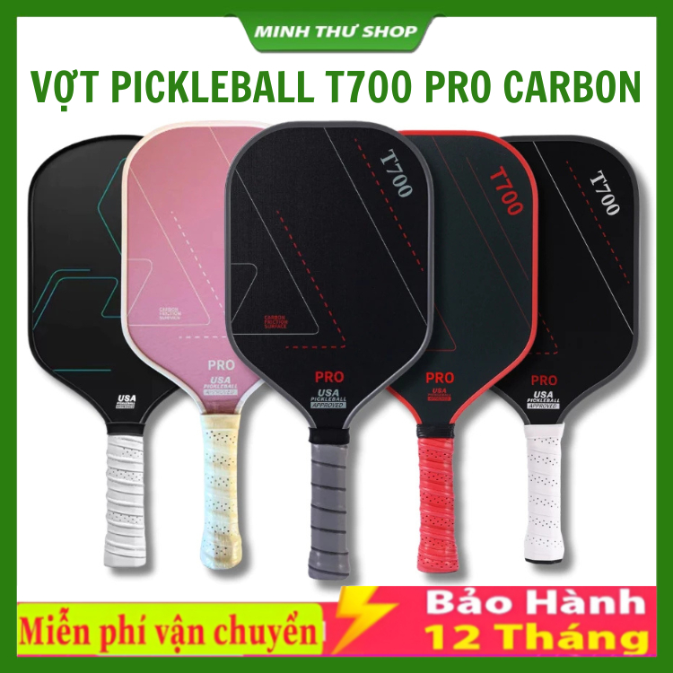 Pickleball carbon T700 PRO racket, carbon-coated racket surface, super ...