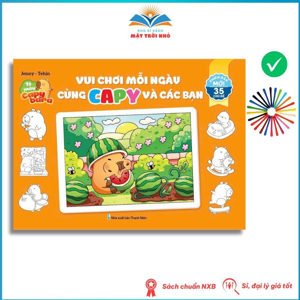Book - Capybara Coloring - Have Fun Every Day with Capy and Friends ...