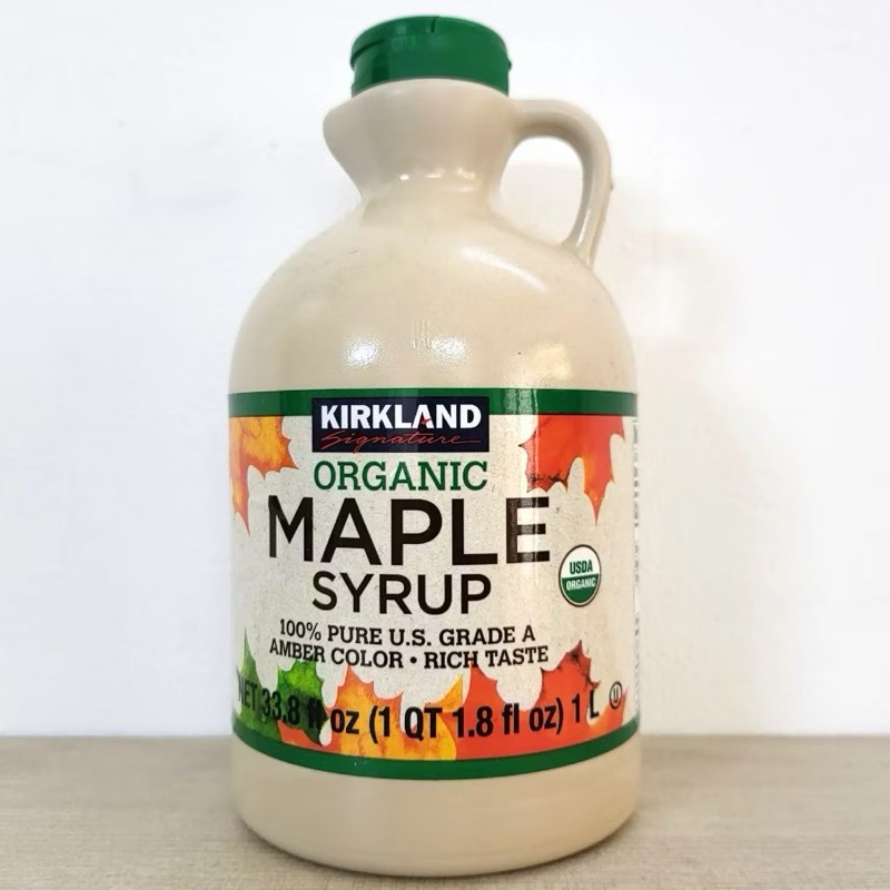 Kirkland Signature Organic Maplesyrup Syrup 1 Liter. Date2/2026 ...