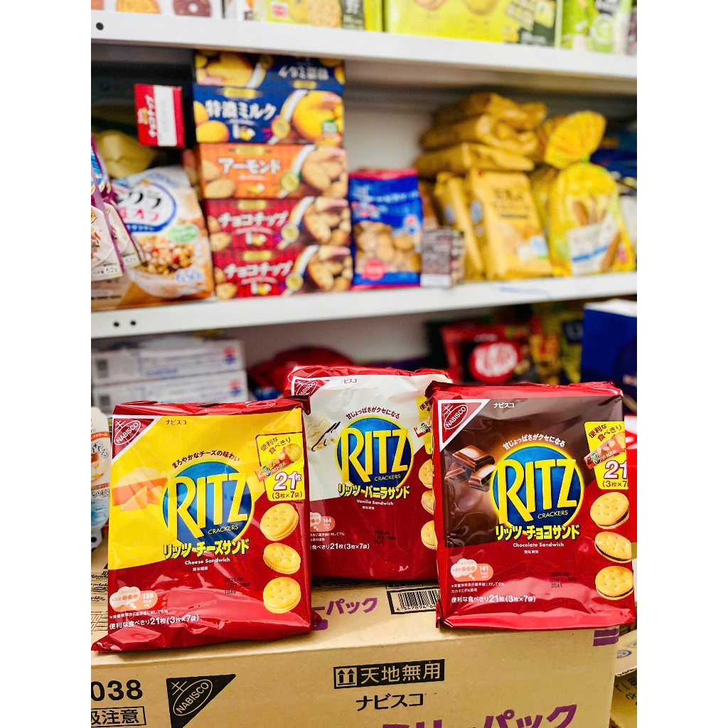 Ritz cake with cheese, chocolate, Japanese vanilla | Shopee Malaysia