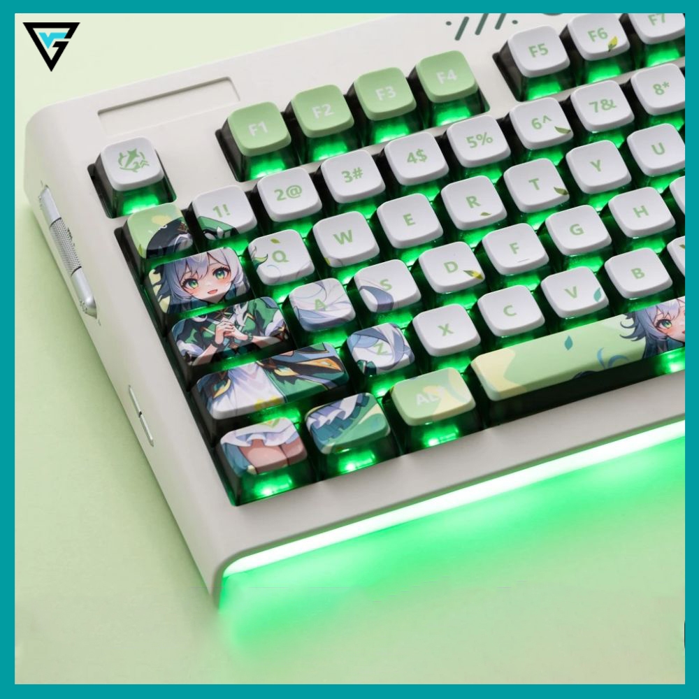 Nahida Through Led Pudding Keycap for mechanical keyboard PBT plastic ...