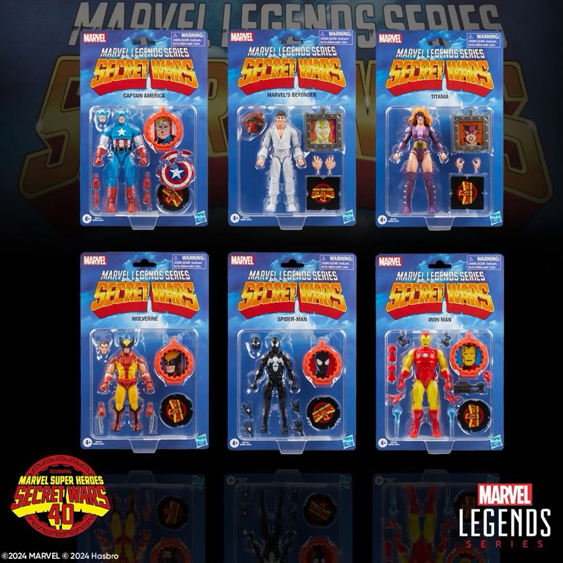 [Choose Character] Hasbro Marvel Legends Series Retro Secret Wars ...
