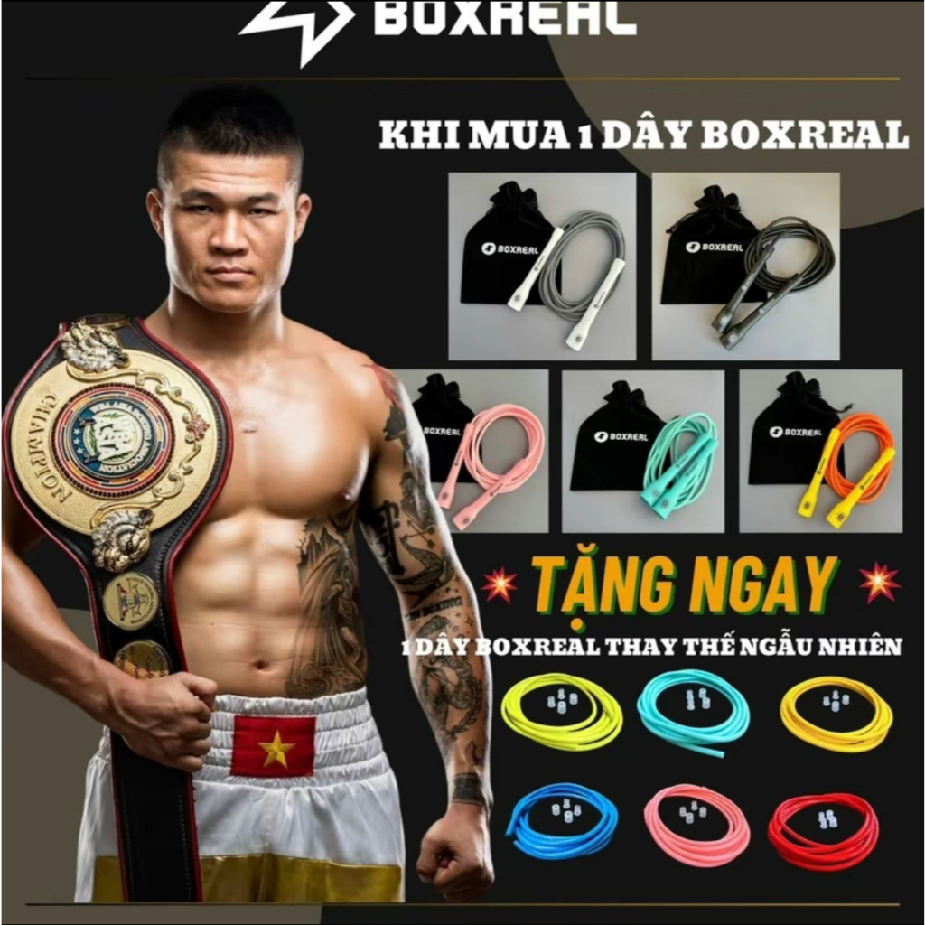 Boxreal 6mm Speed Jumping Rope Combo + Replacement Rope - PVC Rope ...