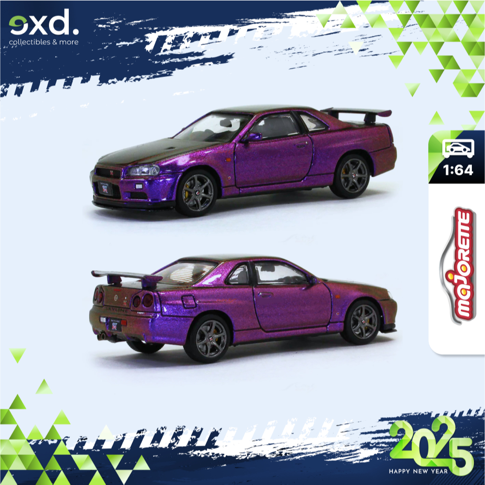 Nissan Skyline GT-R R34 Beige Majorette Japan Series 233D