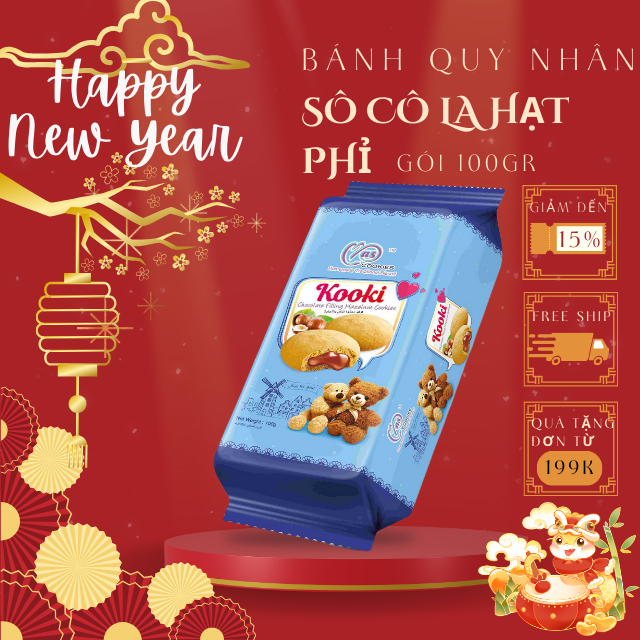 Chocolate Hazelnut Cookies 100gr Pack, Mas Kooki, Snack Cookies ...