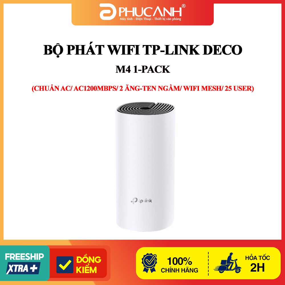 Tp-link Deco M4 1-Pack Wifi Router (AC Standard/ AC1200Mbps/ 2 ...