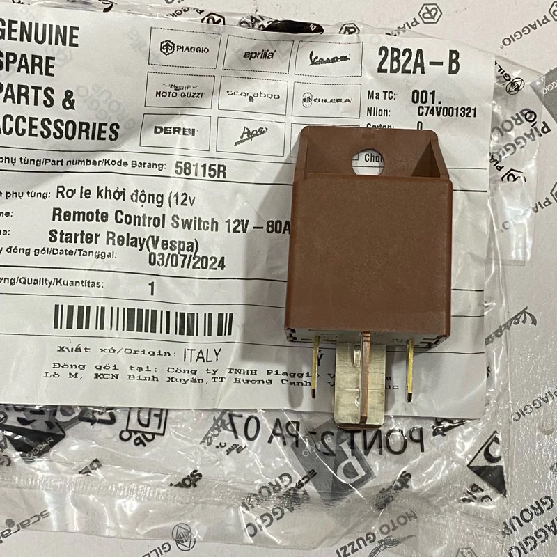 VESPA V50 PV Special PK S XL XL2 PX Lusso Elestart Cosa T5 Relais Blinker Blinkerrelais Neu