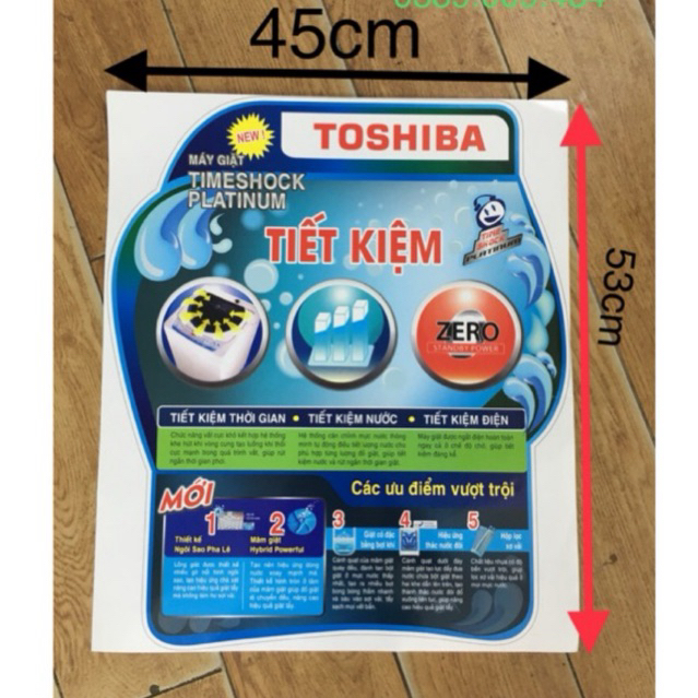 Toshiba washing machine sticker (random delivery) | Shopee Malaysia