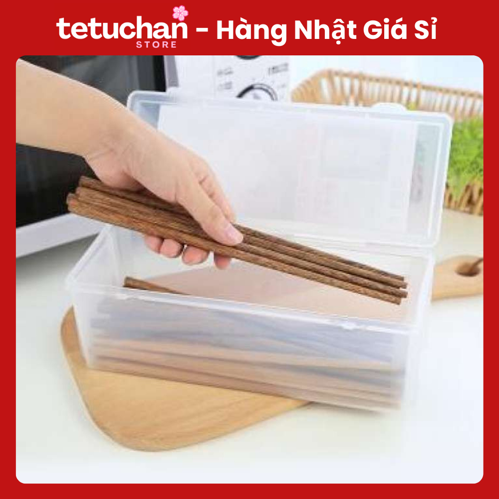 Inomata compact storage box for chopsticks and spoons to keep ...