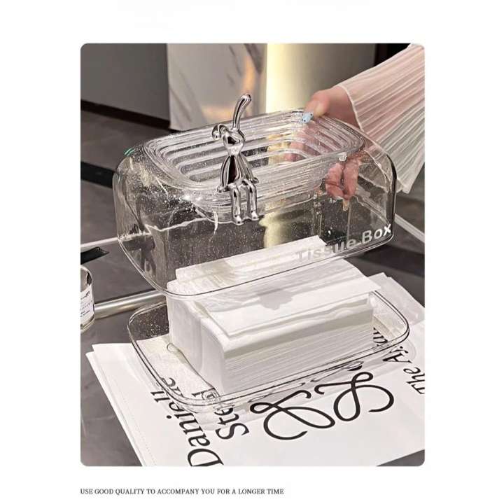 Luxury self-sink tissue box, self-sinking box mouth to avoid paper jams ...