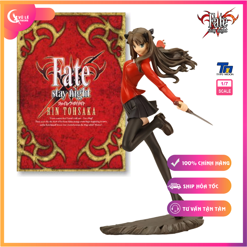 Genuine Rin Tohsaka TypeMoon - Fate/stay night - 1/7 Scale Figure Anime ...