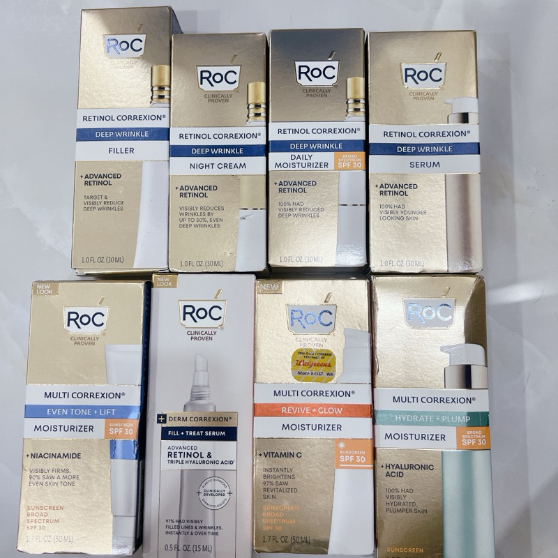 (NEW) RoC Retinol Correxion Deep Wrinkle Day/Night Cream, American ...