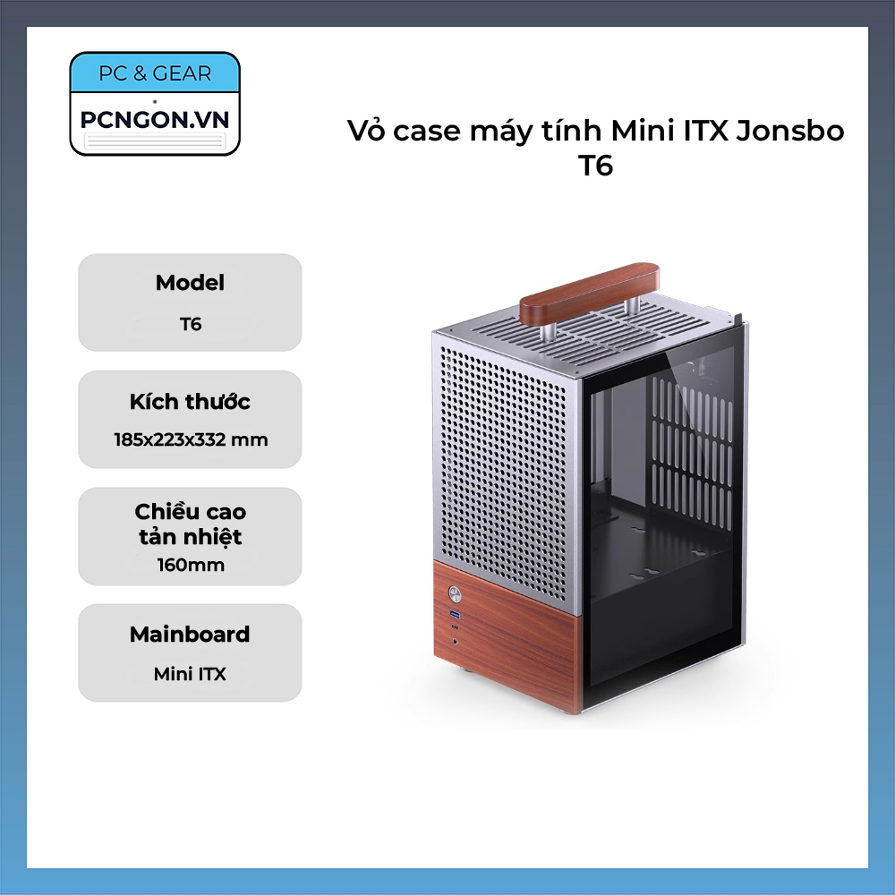 [PCNGON] Jonsbo T6 Mini ITX computer case | Shopee Malaysia