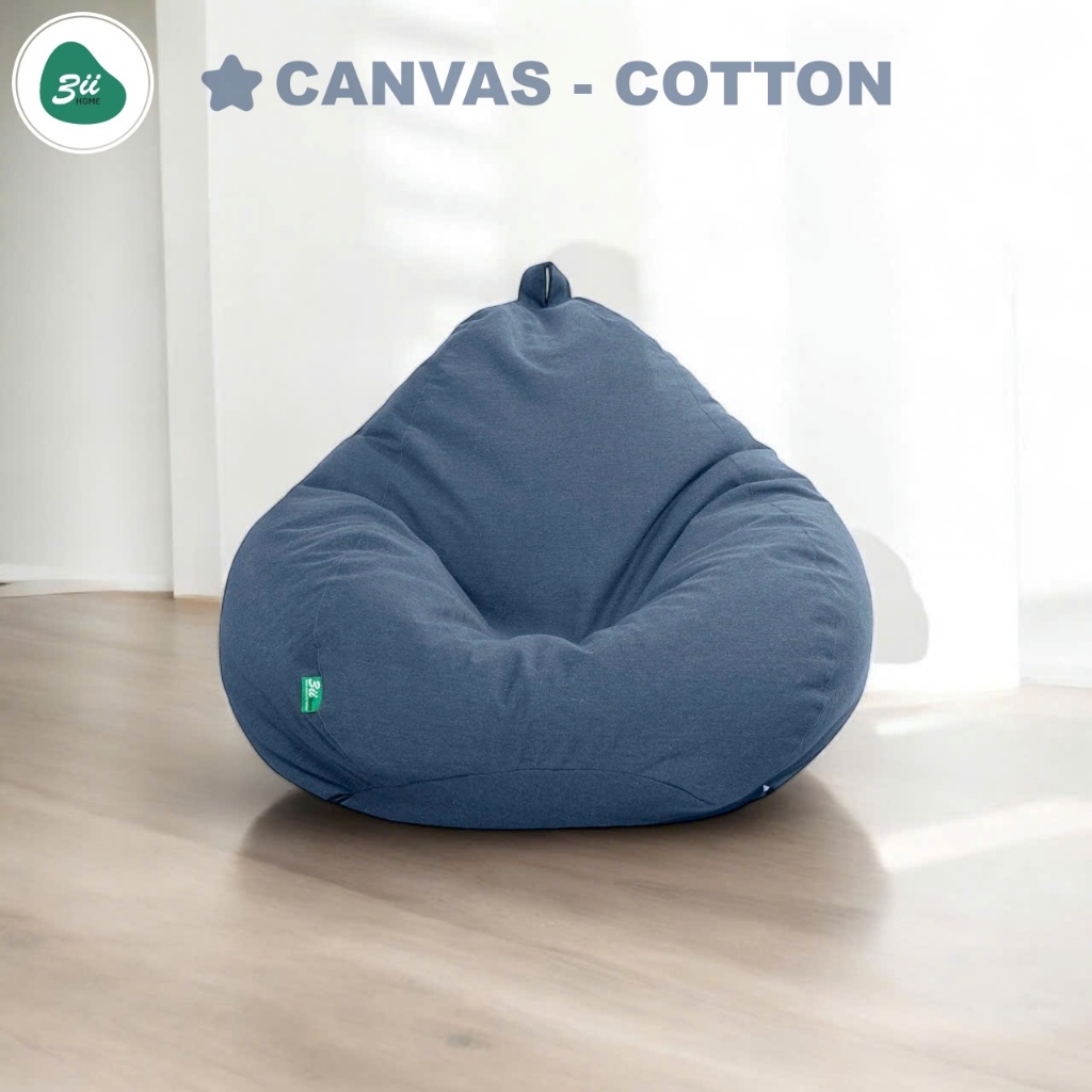 3II HOME foam bean bag chair Made of Canvas fabric woven from high ...