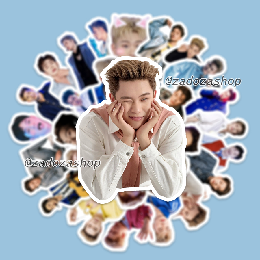 Set of 30 Duong Domic Stickers to decorate helmets, laptops and ...