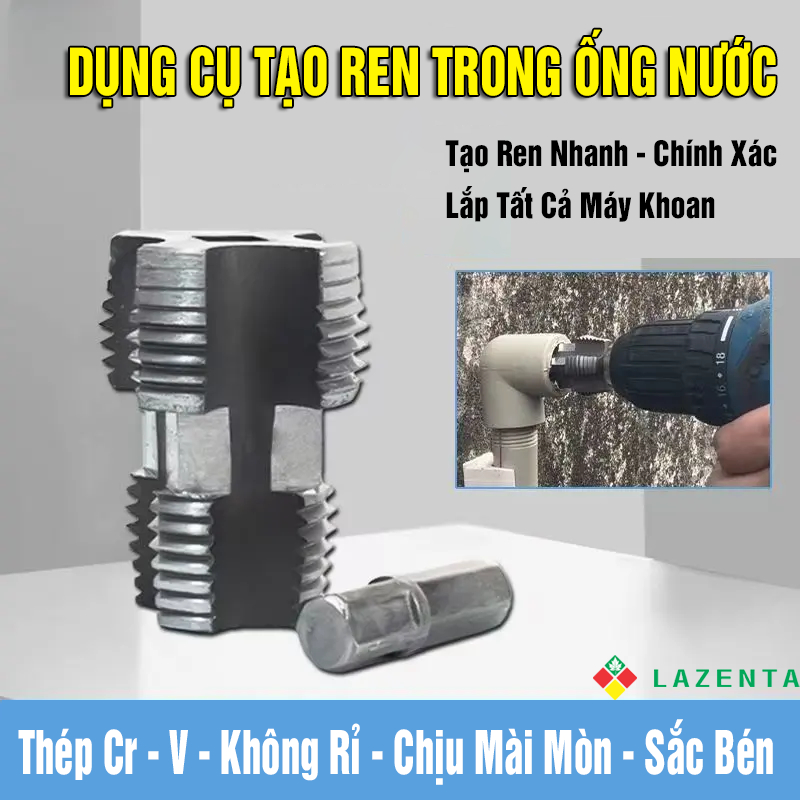 Internal Threading Tool - External Thread for Water Pipe Mounting Drill ...
