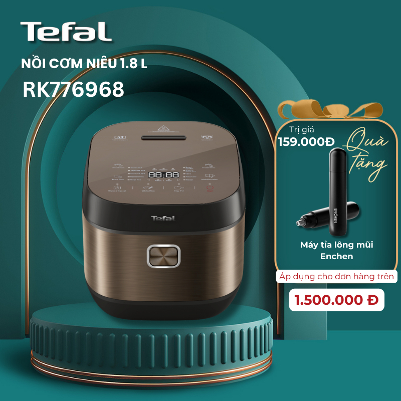 Tefal 1.8L RK electronic rice cooker776968 Bronze gold - Genuine ...