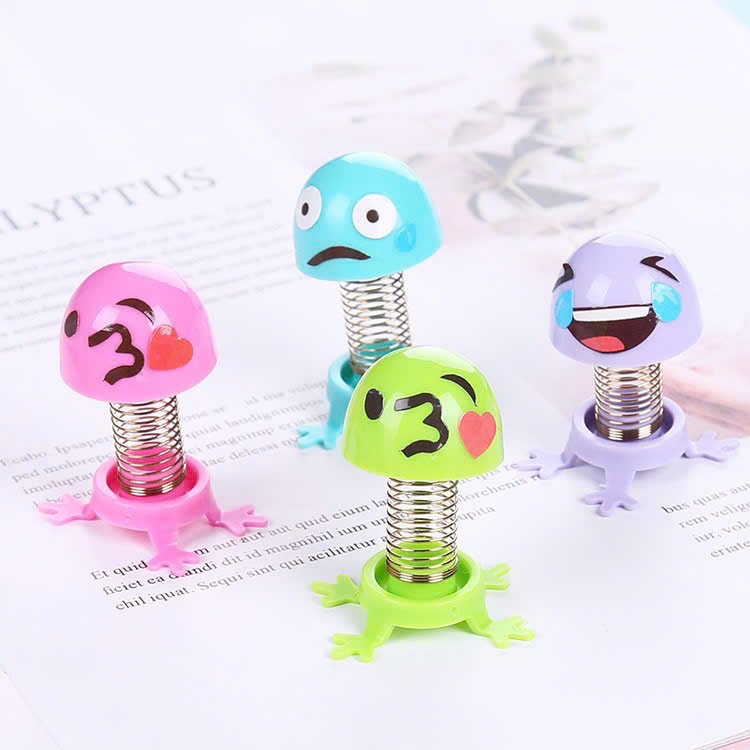 XO Cute spring-loaded animal toys, bouncing emoji toys with many ...