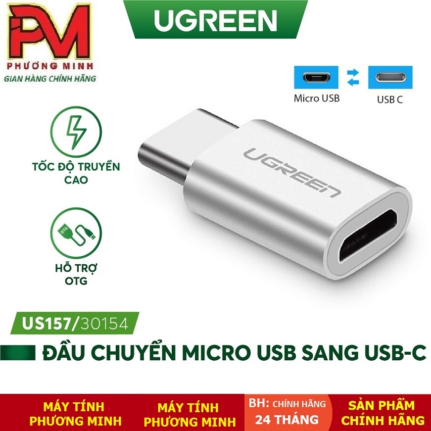 Genuine USB Type C to Micro USB adapter Ugreen 30154 - | Shopee Malaysia