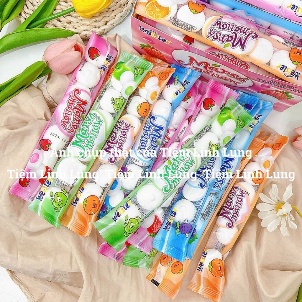 Marshmallow Cotton Candy Thai Fruit Flavored Dumplings, Marshmallow ...