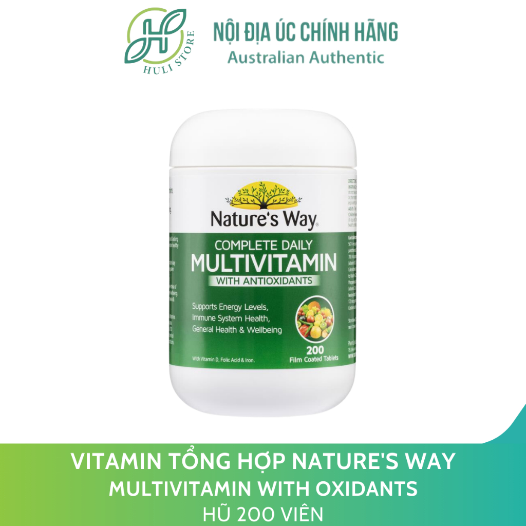 Nature's Way Complete Daily Multivitamin and Seaweed Supplement 200 ...