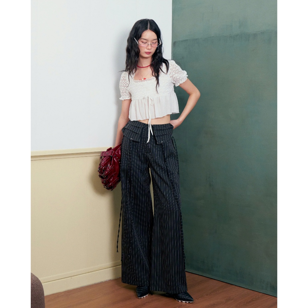 Remmus - Cici Top | Crop top design shirt with puffed sleeves and ...
