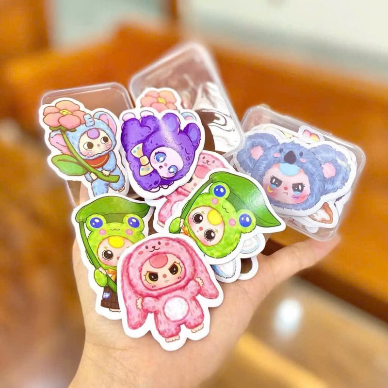 Baby three stickers, Baby three stickers to decorate notebooks and cute ...