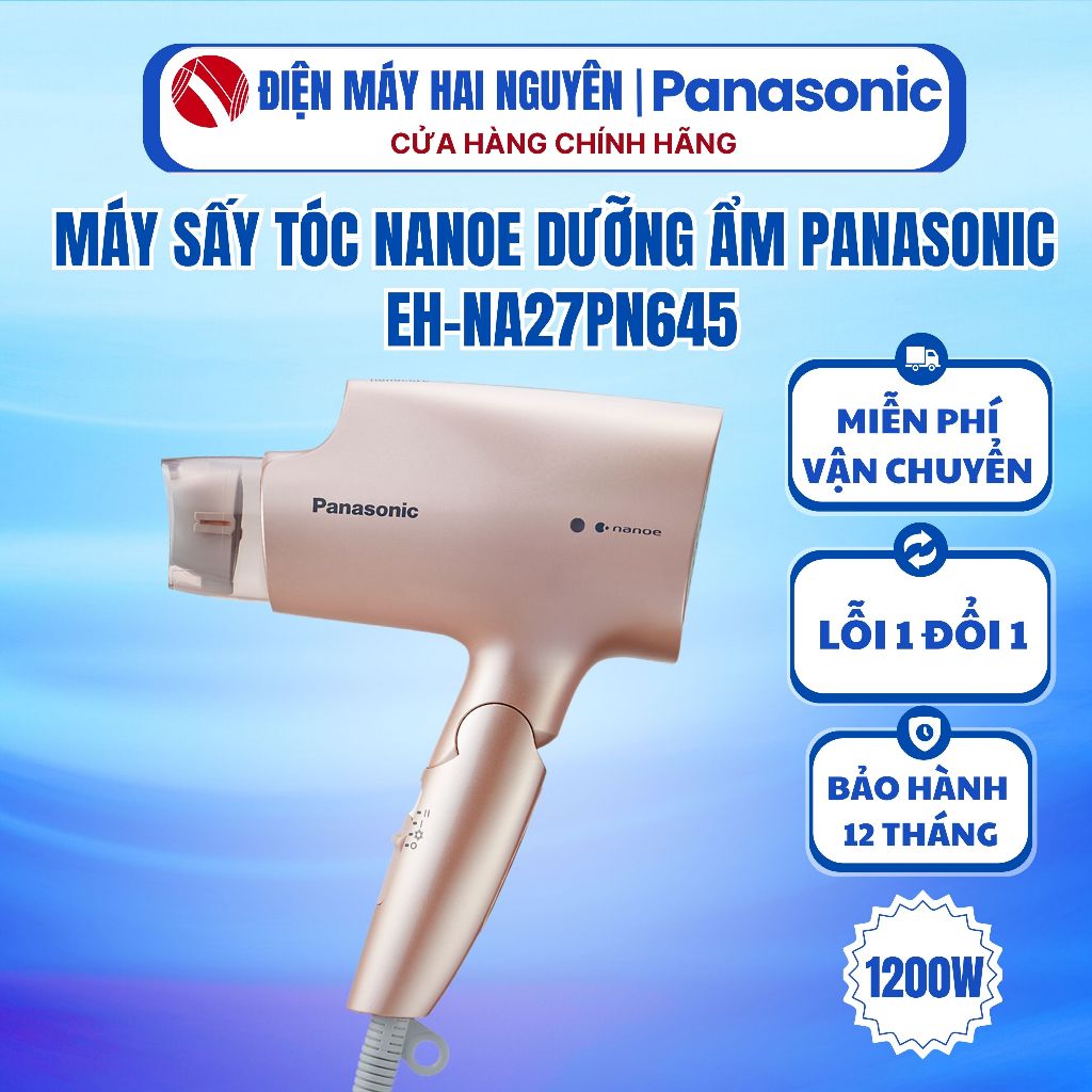 Panasonic EH-NA27PN645 Nanoe hair dryer for moisturizing, hair and ...