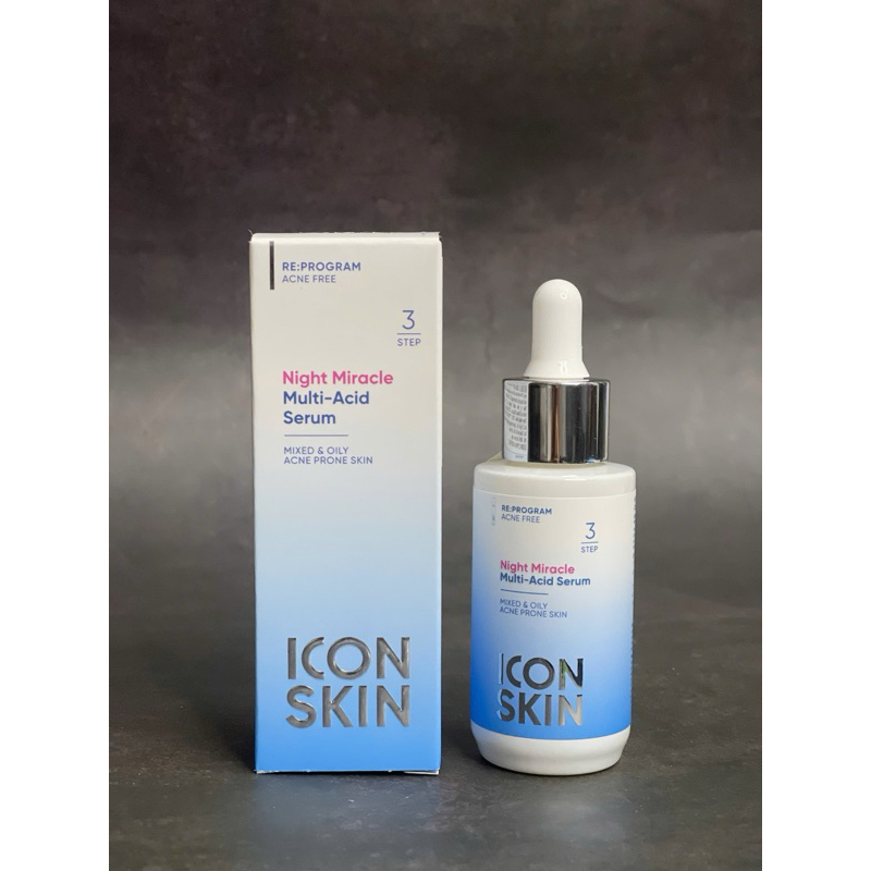(DMN) ICON SKIN Anti-Acne Night Serum 30ml (CTY) | Shopee Malaysia
