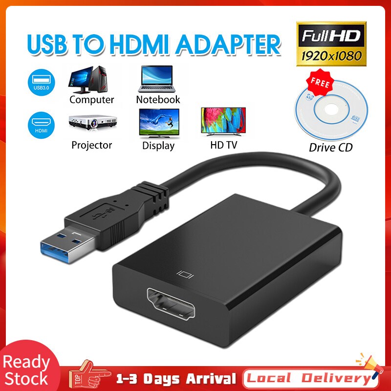 USB3.0 to HDMI HD Adapter Cable Converter Multi-Screen Cable Compatible ...