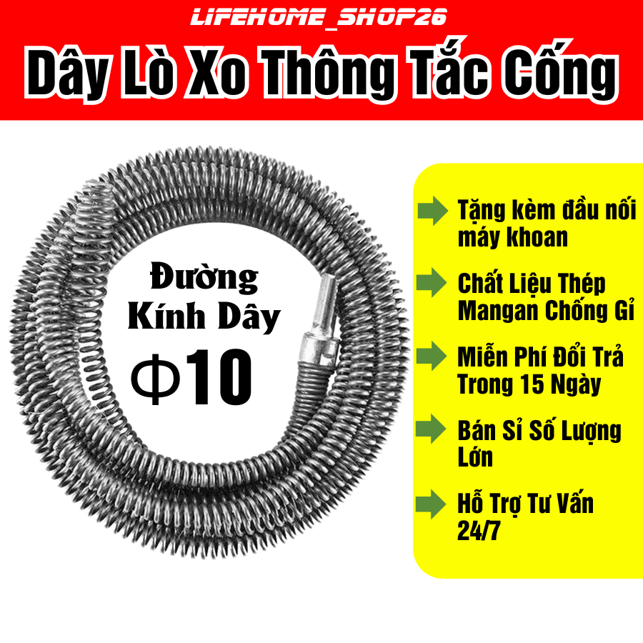 XO Drain Unclogging Spring Wire 3m–20m Long with Drill Connector, Used ...