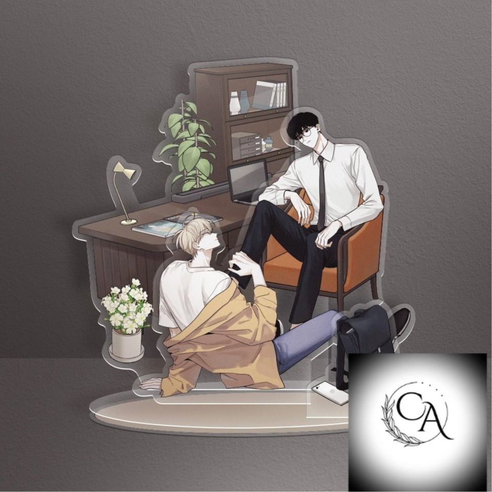 Standee model printed with CHECKMATE BL manhwa chibi cute and lovely ...