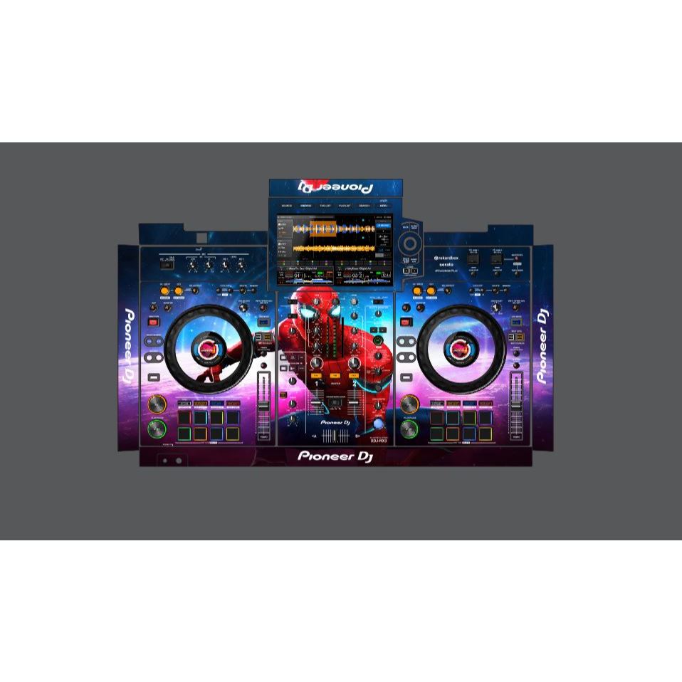 Fire Express ] DJ Desk Sticker Skin (A23) (XDJ RR / RX / RX2 / RX3 / XZ ...