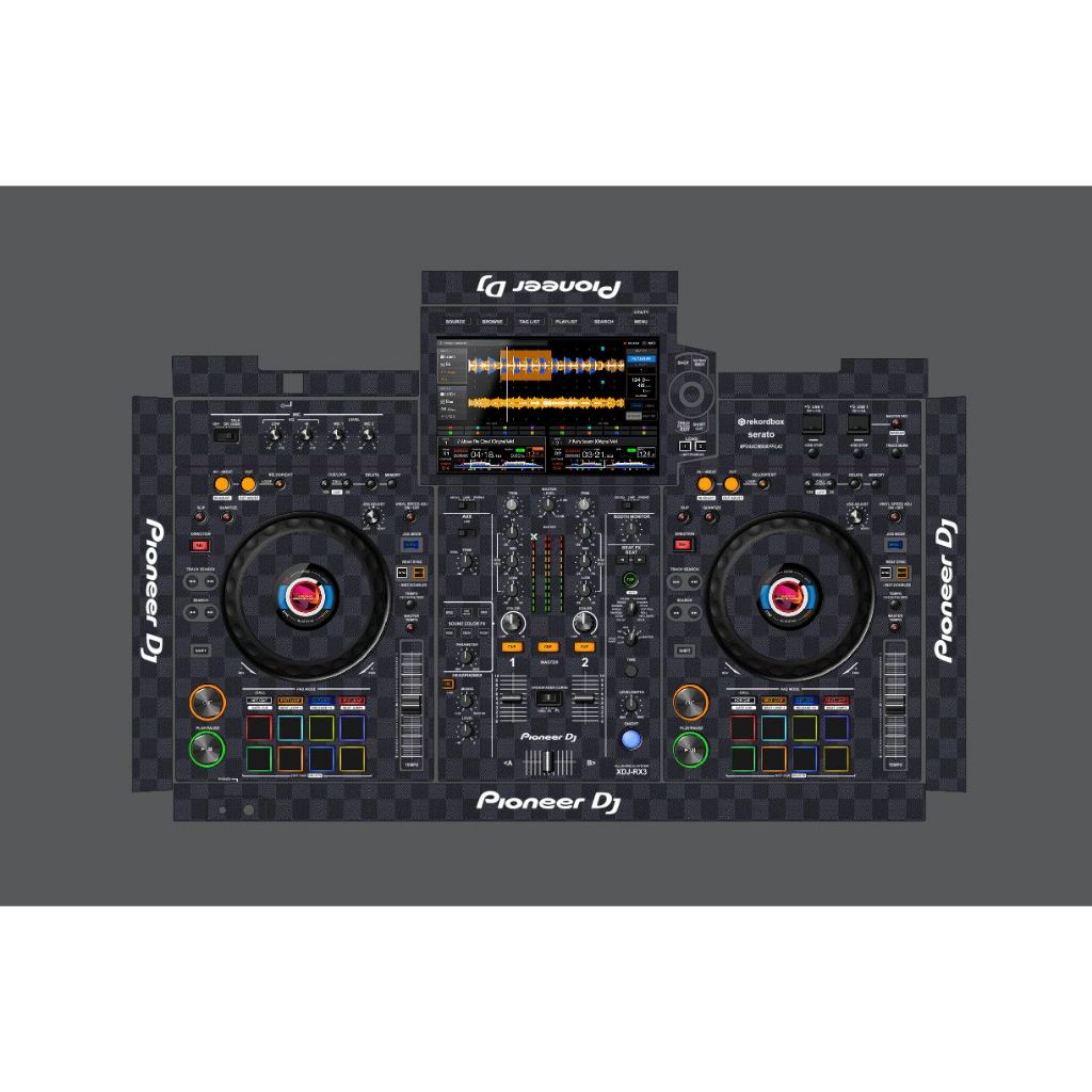 Fire Express - DJ Desk Sticker Skin (A31) (XDJ RR / RX / RX2 / RX3 / XZ ...