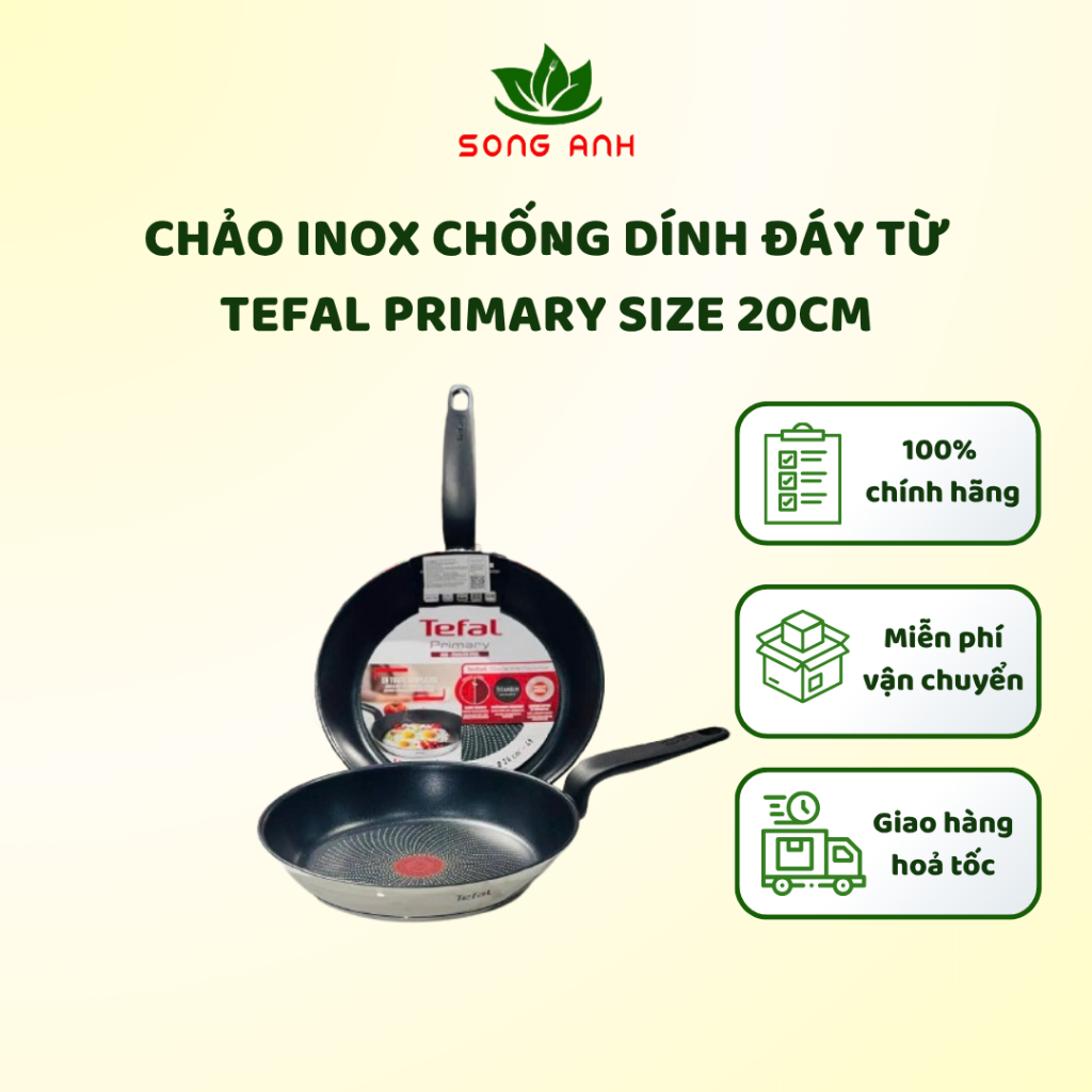 Tefal Primary non-stick stainless steel frying pan size 20cm - genuine ...