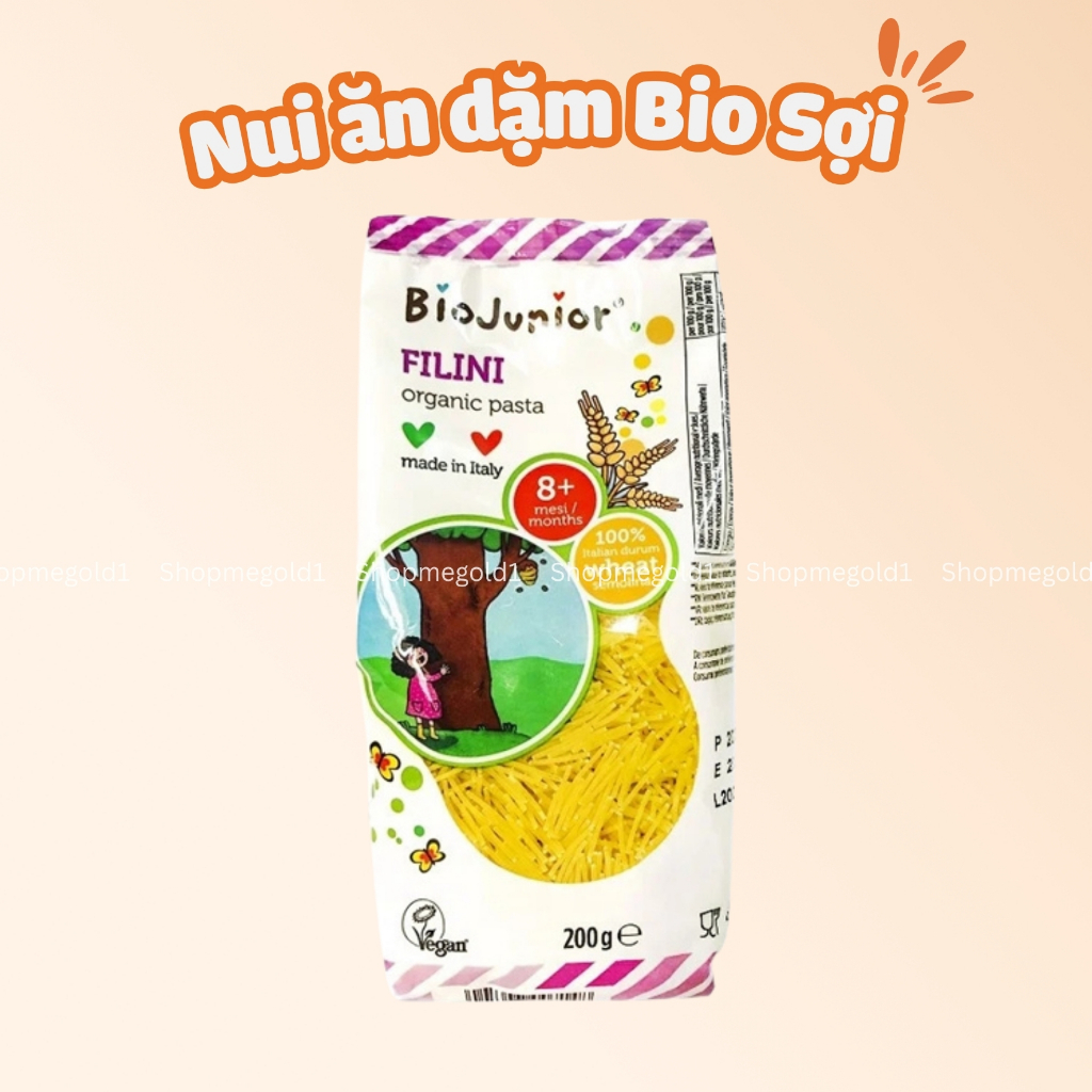 Organic Bio Junior pasta for babies, Bio Junior organic pasta for ...