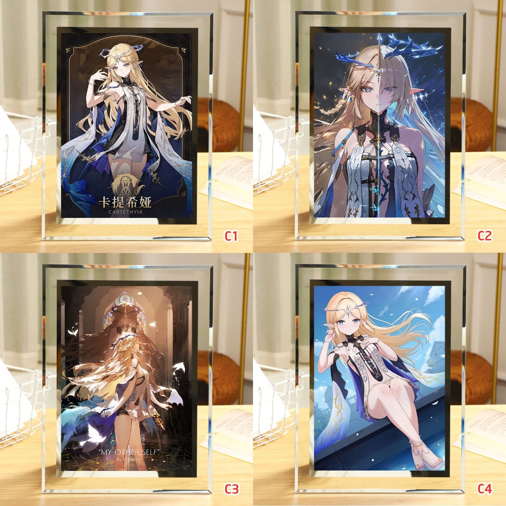 Wuthering Waves Desk Glass Painting (Cartethyia Character) | Shopee ...